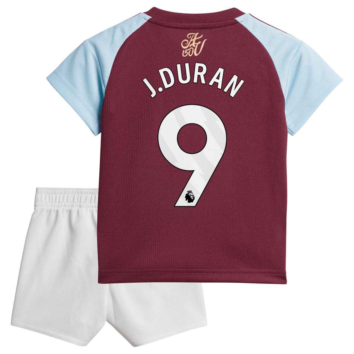 aston villa adidas home baby kit 2024-25 with j.duran 9 printing Collection - Official Aston Villa Kits