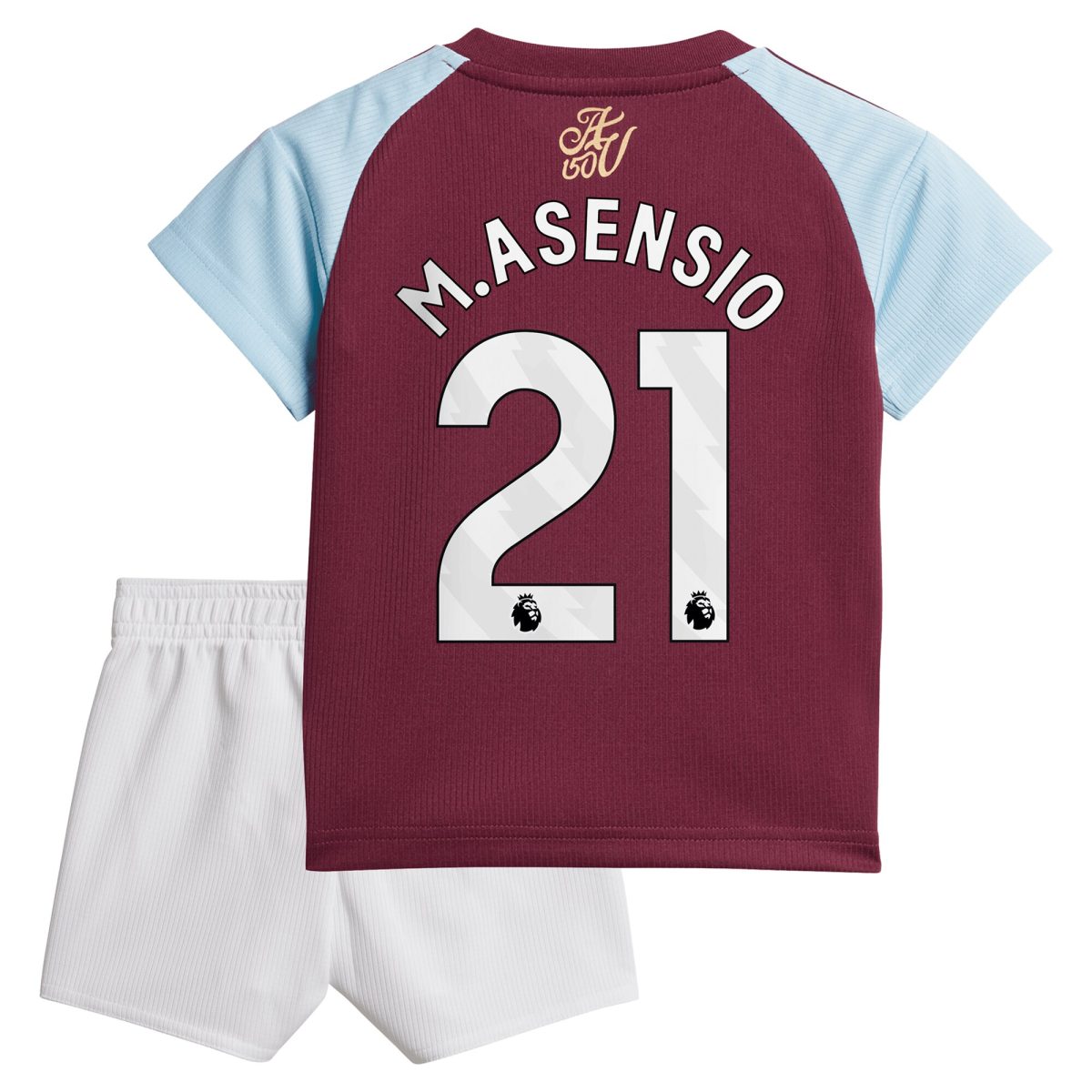 aston villa adidas home baby kit 2024-25 with m.asensio 21 printing Collection - Official Aston Villa Kits