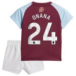 aston villa adidas home baby kit 2024-25 with onana 24 printing Collection - Official Aston Villa Kits