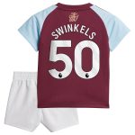 aston villa adidas home baby kit 2024-25 with swinkels 50 printing Collection - Official Aston Villa Kits