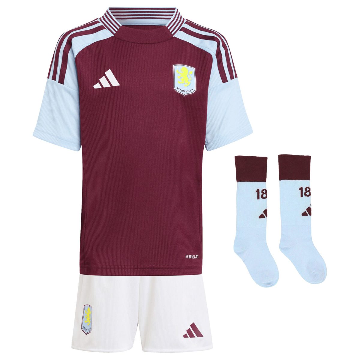 aston villa adidas home mini kit 2024-25 with bogarde 26 printing Collection - Official Aston Villa Kits