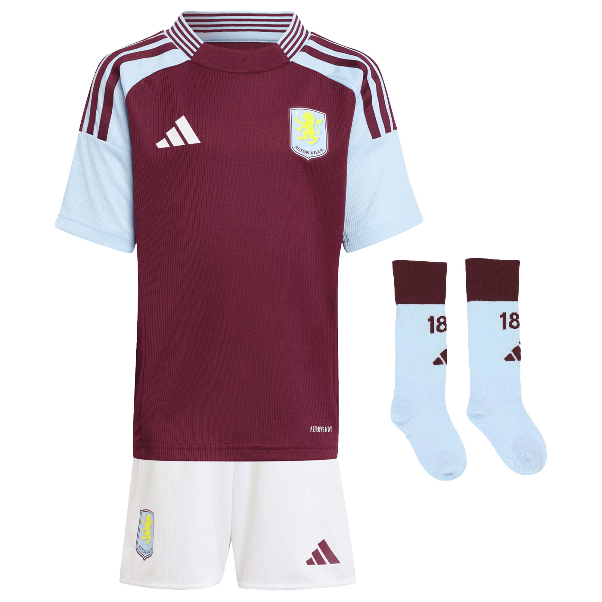 aston villa adidas home mini kit 2024-25 with bogarde 26 printing Collection - Official Aston Villa Kits