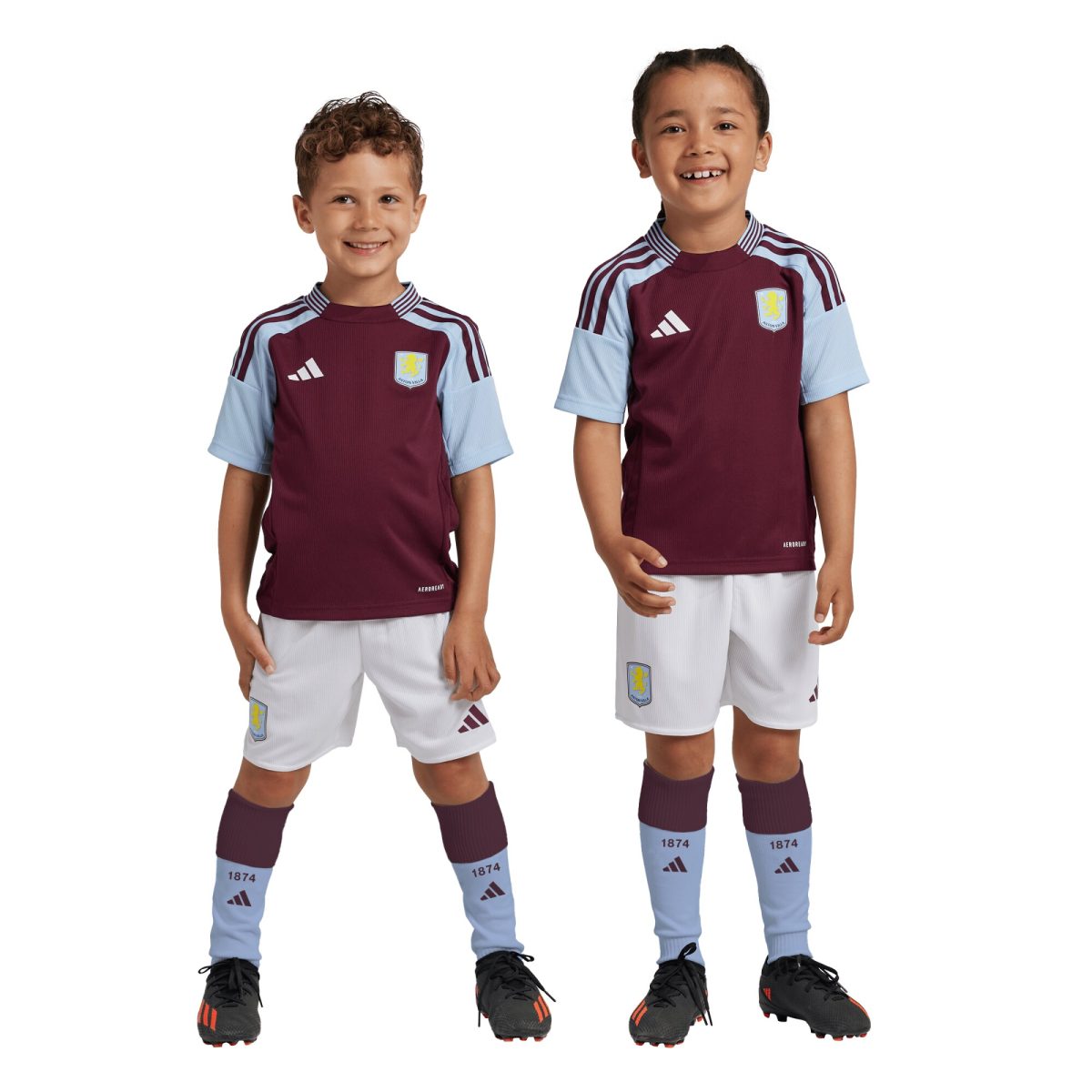 aston villa adidas home mini kit 2024-25 with custom printing Collection - Official Aston Villa Kits