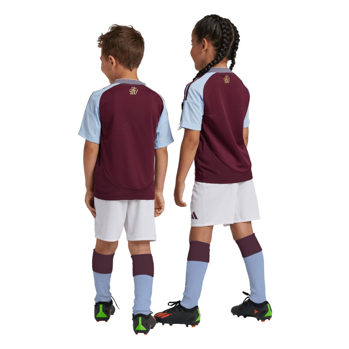 aston villa adidas home mini kit 2024-25 with custom printing Collection - Official Aston Villa Kits