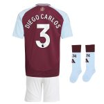 aston villa adidas home mini kit 2024-25 with diego carlos 3 printing Collection - Official Aston Villa Kits