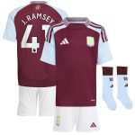 aston villa adidas home mini kit 2024-25 with j. ramsey 41 printing Collection - Official Aston Villa Kits