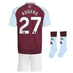 aston villa adidas home mini kit 2024-25 with rogers 27 printing Collection - Official Aston Villa Kits