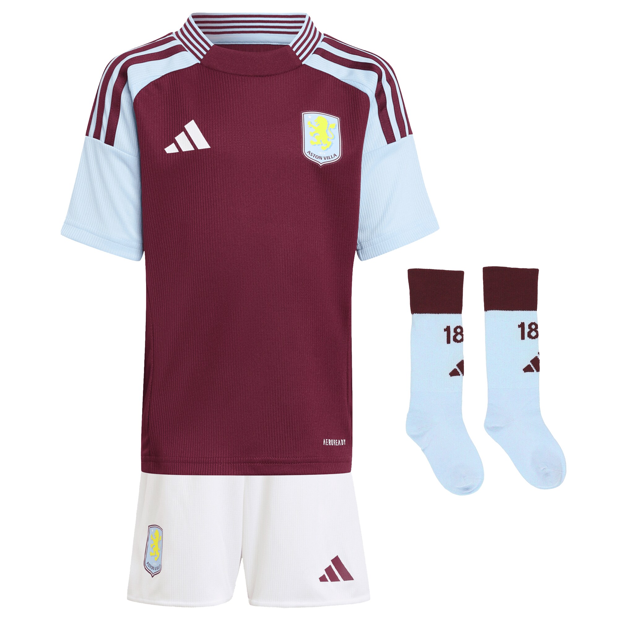 aston villa adidas home mini kit 2024-25 with watkins 11 printing Collection - Official Aston Villa Kits