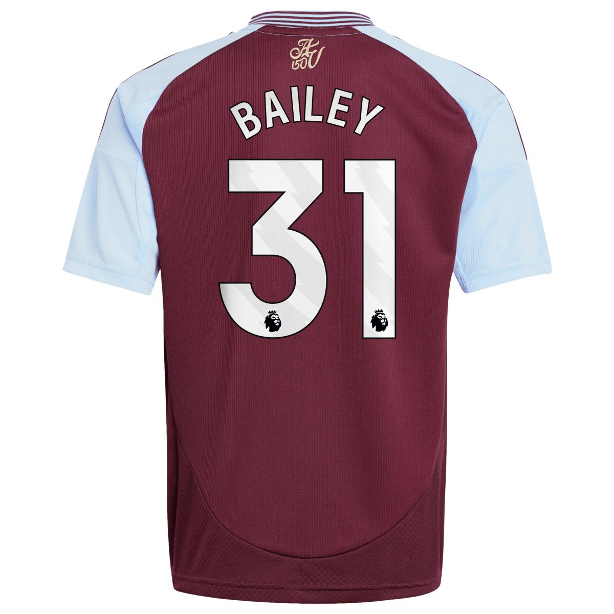 aston villa adidas home shirt 2024-25 – kids with bailey 31 printing Collection - Official Aston Villa Kits