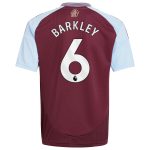 aston villa adidas home shirt 2024-25 – kids with barkley 6 printing Collection - Official Aston Villa Kits