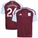 aston villa adidas home shirt 2024-25 – kids with bogarde 26 printing Collection - Official Aston Villa Kits