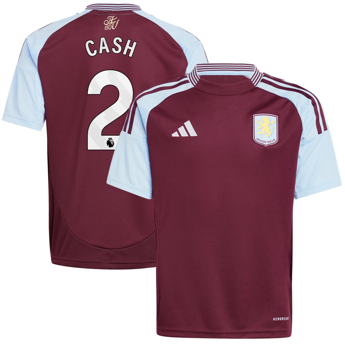 aston villa adidas home shirt 2024-25 – kids with cash 2 printing Collection - Official Aston Villa Kits