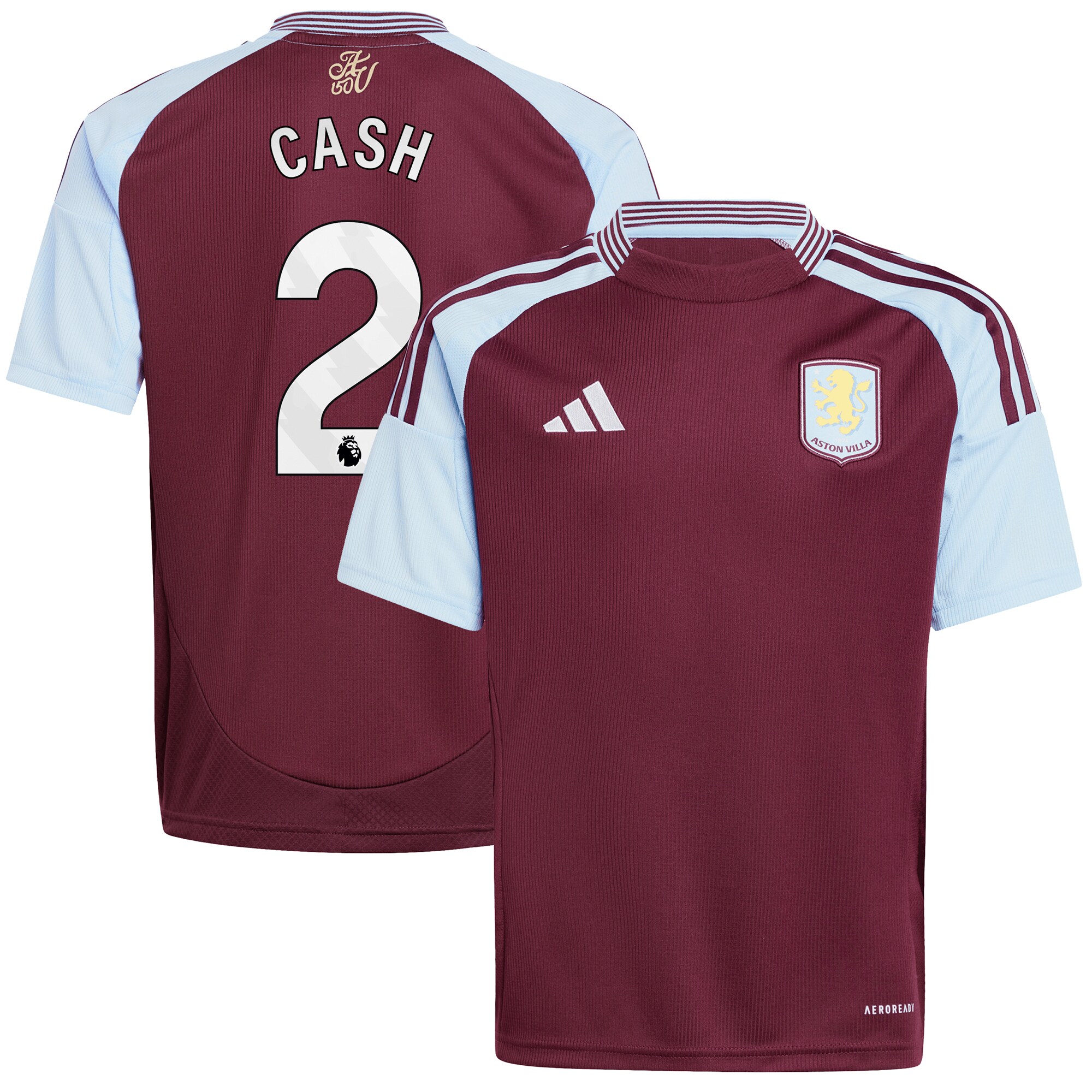 aston villa adidas home shirt 2024-25 – kids with cash 2 printing Collection - Official Aston Villa Kits