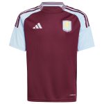aston villa adidas home shirt 2024-25 – kids with custom printing Collection - Official Aston Villa Kits