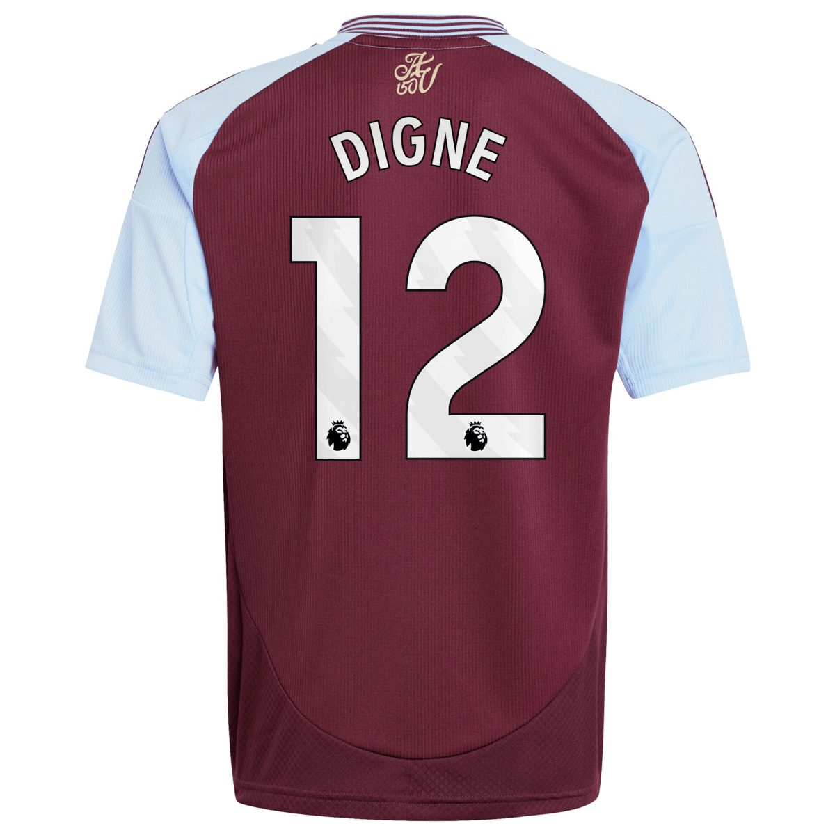 aston villa adidas home shirt 2024-25 – kids with digne 12 printing Collection - Official Aston Villa Kits