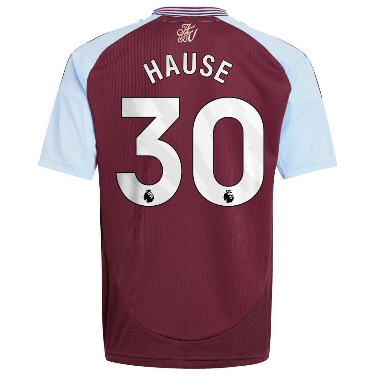 aston villa adidas home shirt 2024-25 – kids with hause 30 printing Collection - Official Aston Villa Kits