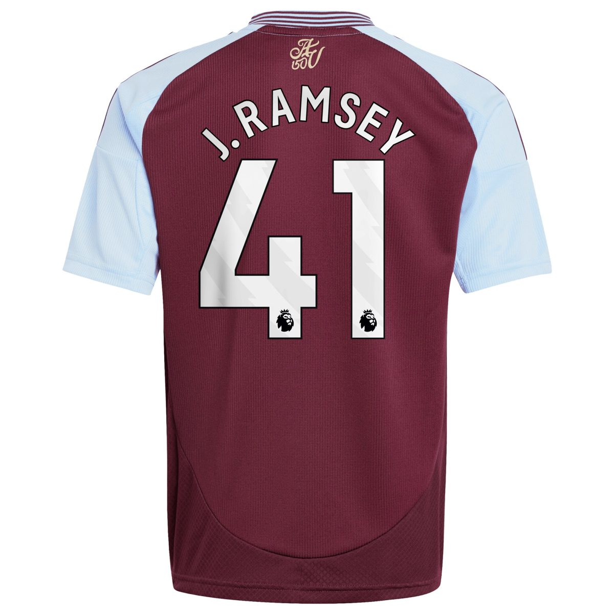 aston villa adidas home shirt 2024-25 – kids with j. ramsey 41 printing Collection - Official Aston Villa Kits