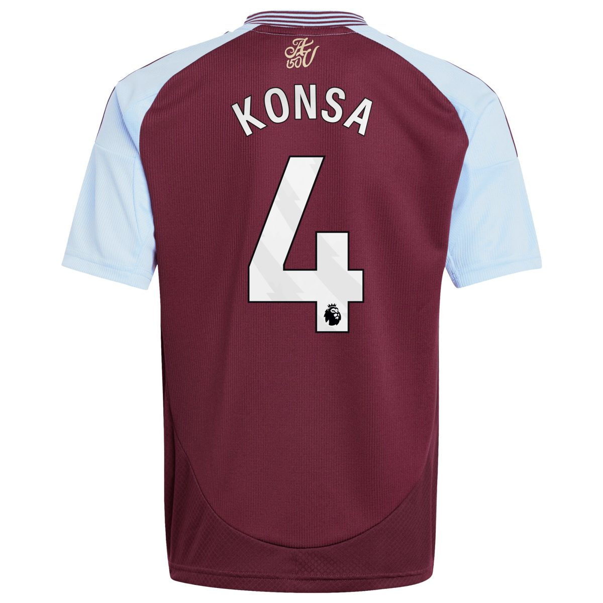 aston villa adidas home shirt 2024-25 – kids with konsa 4 printing Collection - Official Aston Villa Kits