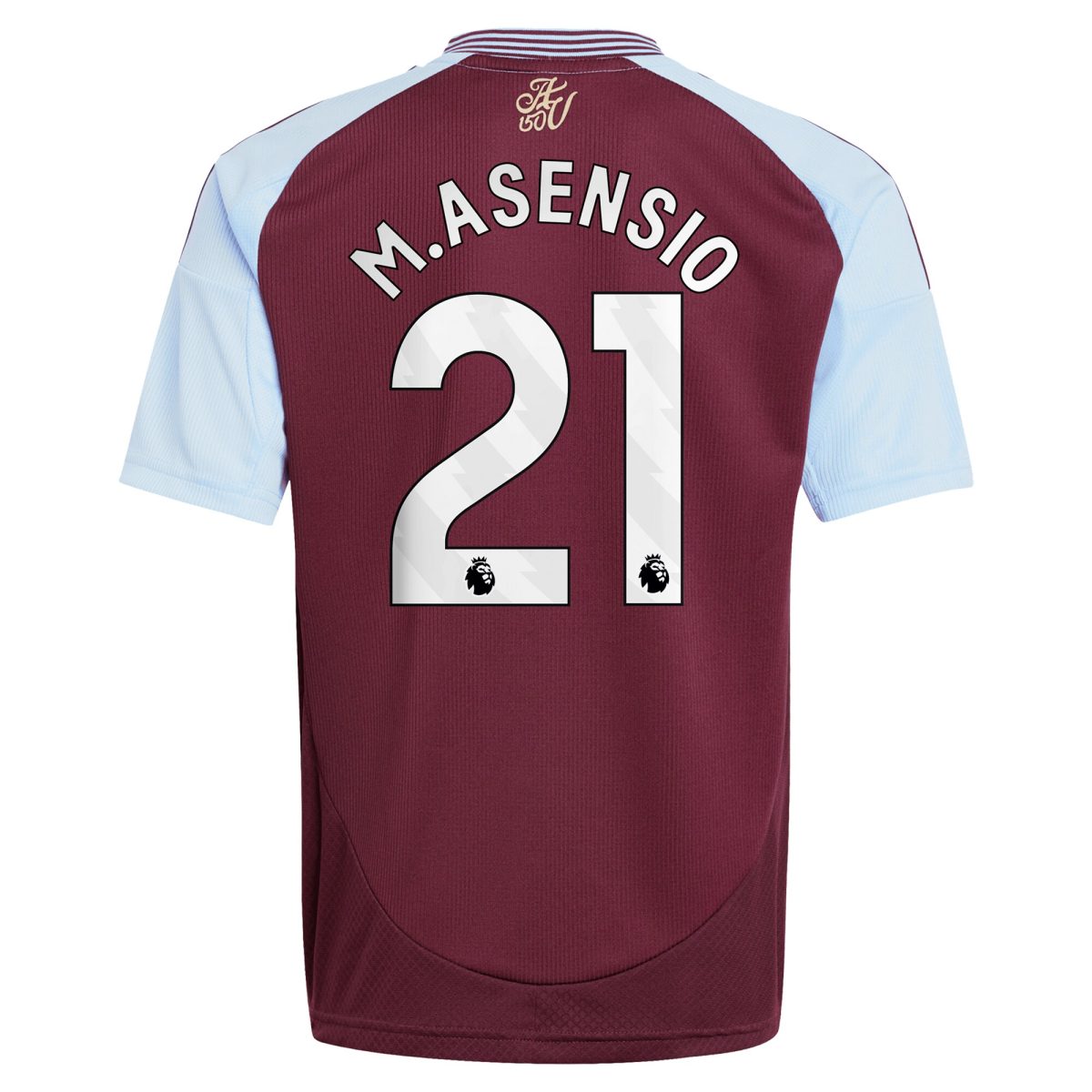aston villa adidas home shirt 2024-25 – kids with m.asensio 21 printing Collection - Official Aston Villa Kits