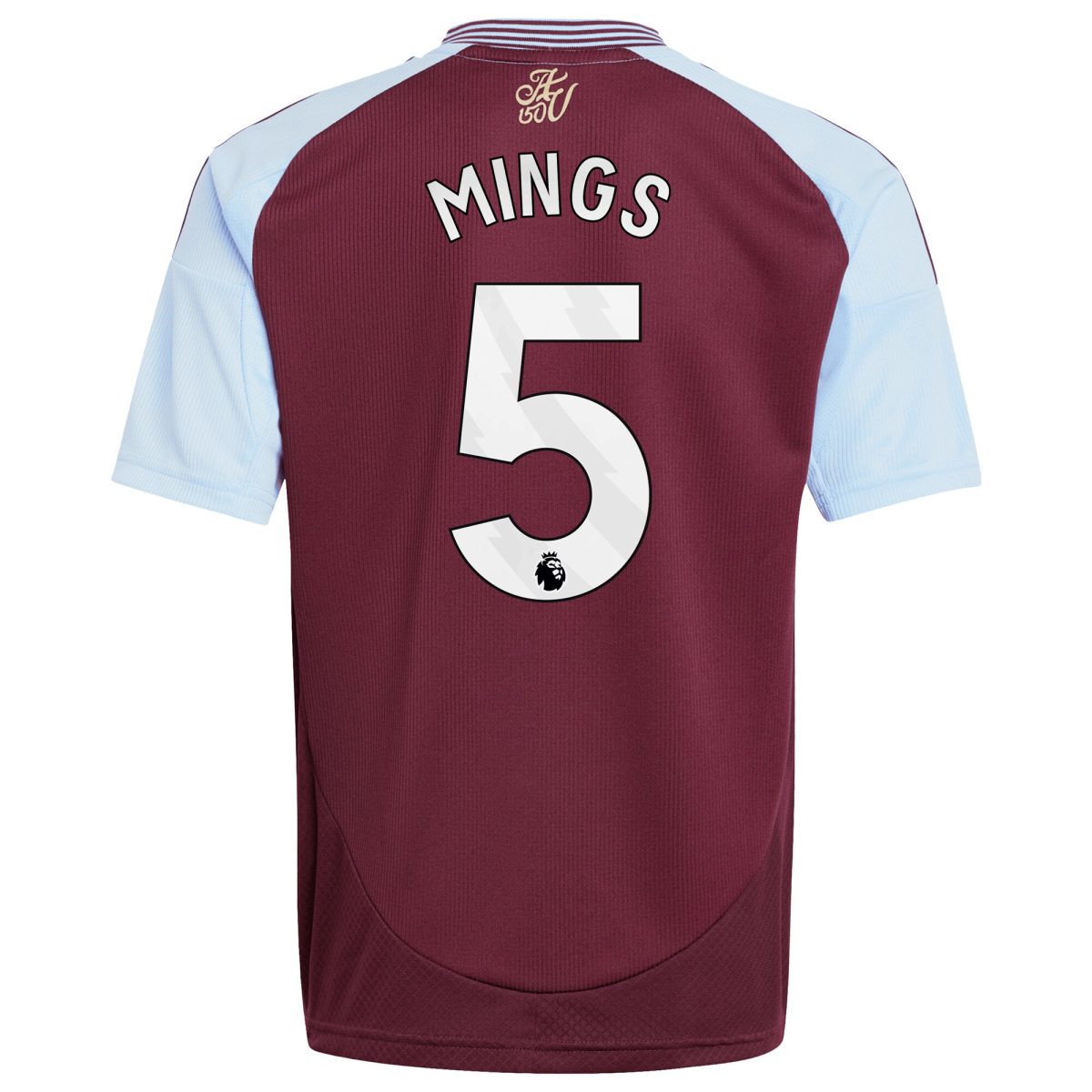 aston villa adidas home shirt 2024-25 – kids with mings 5 printing Collection - Official Aston Villa Kits