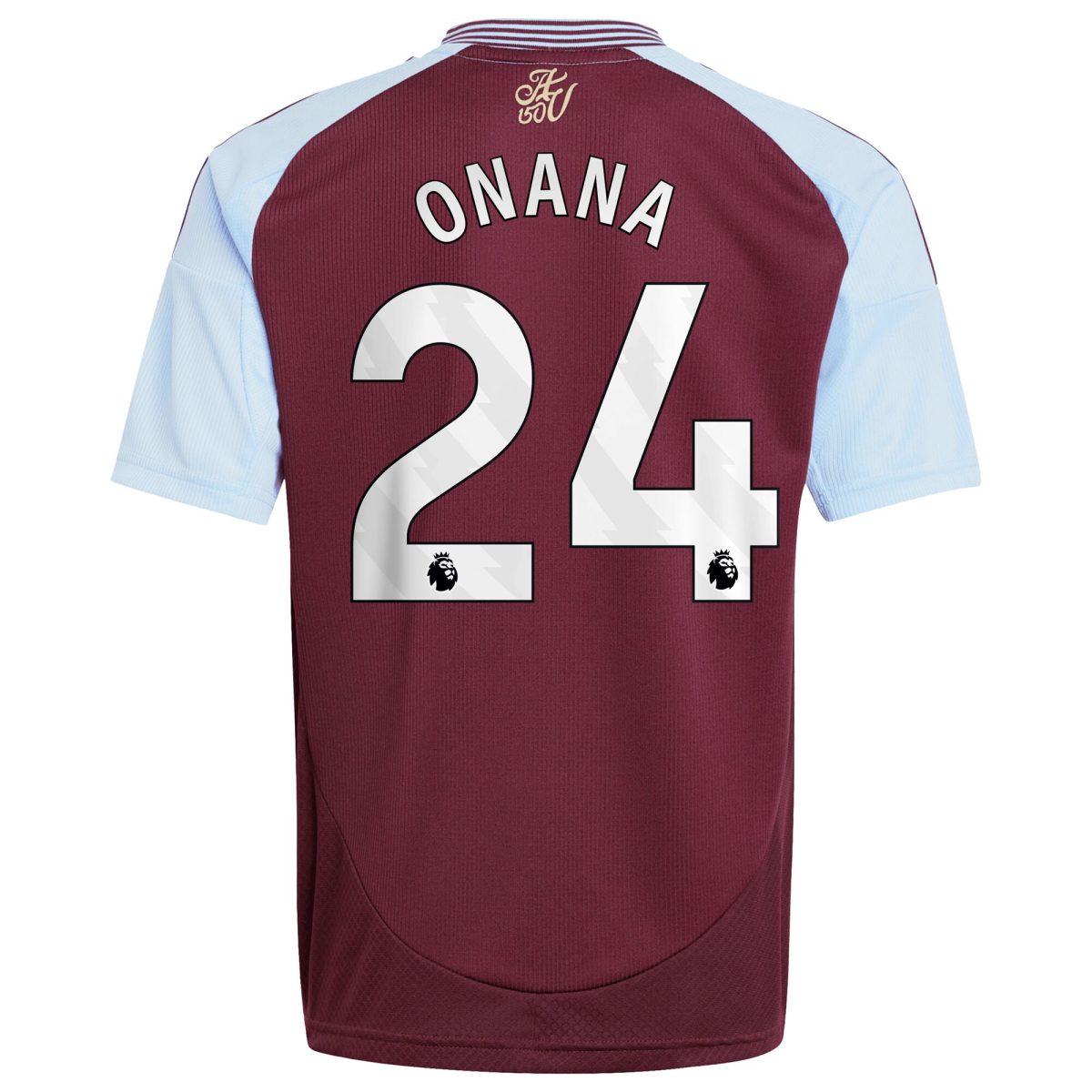 aston villa adidas home shirt 2024-25 – kids with onana 24 printing Collection - Official Aston Villa Kits