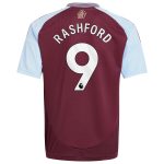aston villa adidas home shirt 2024-25 – kids with rashford 9 printing Collection - Official Aston Villa Kits