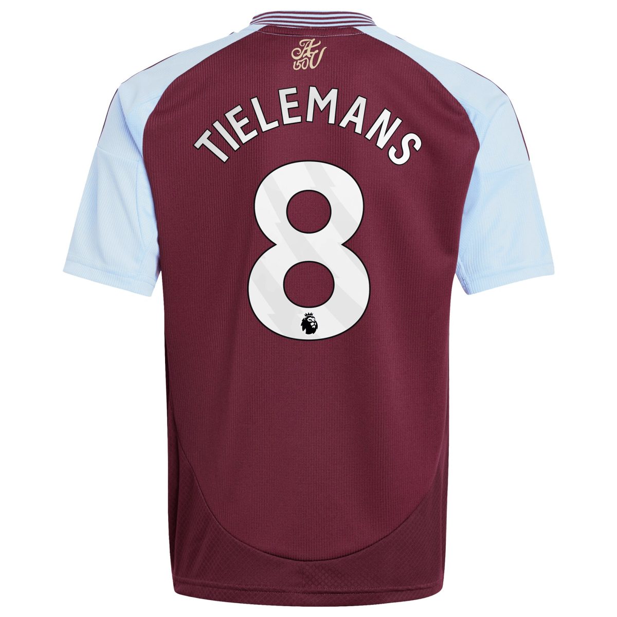aston villa adidas home shirt 2024-25 – kids with tielemans 8 printing Collection - Official Aston Villa Kits
