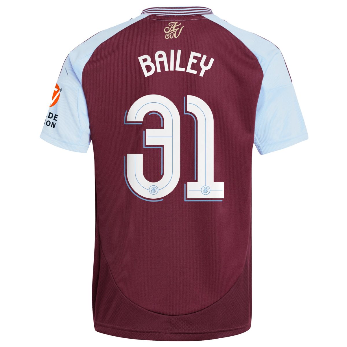 aston villa adidas home shirt 2024-25 with bailey 31 cup printing Collection - Official Aston Villa Kits