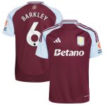 aston villa adidas home shirt 2024-25 with barkley 6 printing Collection - Official Aston Villa Kits