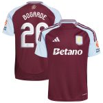 aston villa adidas home shirt 2024-25 with bogarde 26 cup printing Collection - Official Aston Villa Kits