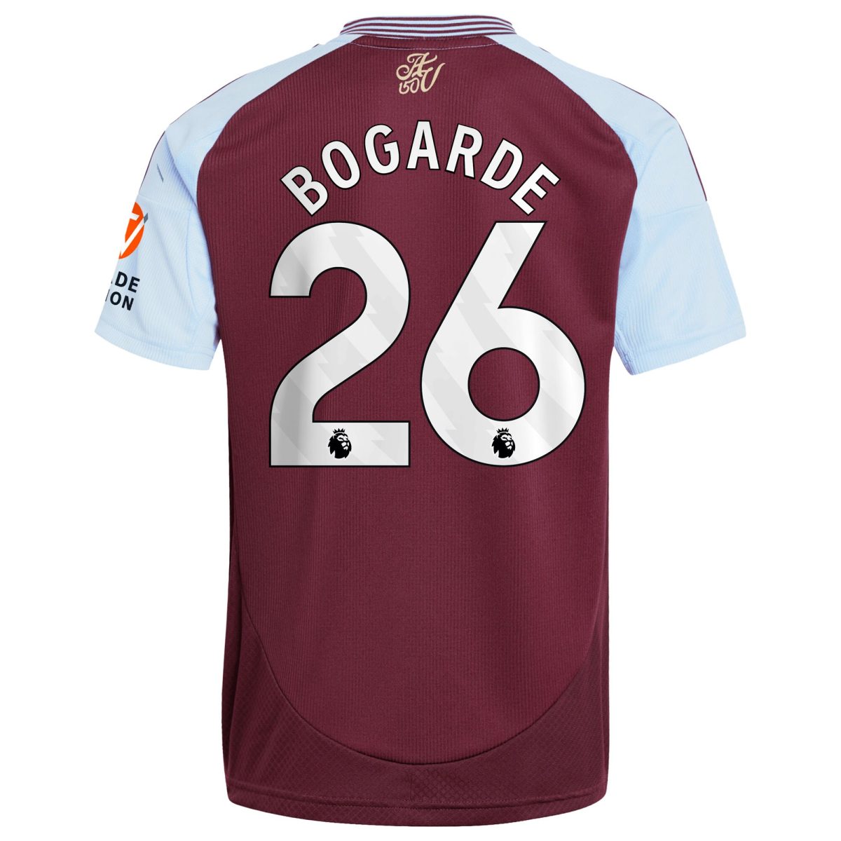 aston villa adidas home shirt 2024-25 with bogarde 26 printing Collection - Official Aston Villa Kits