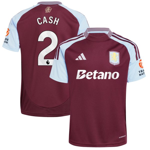 aston villa adidas home shirt 2024-25 with cash 2 printing Collection - Official Aston Villa Kits
