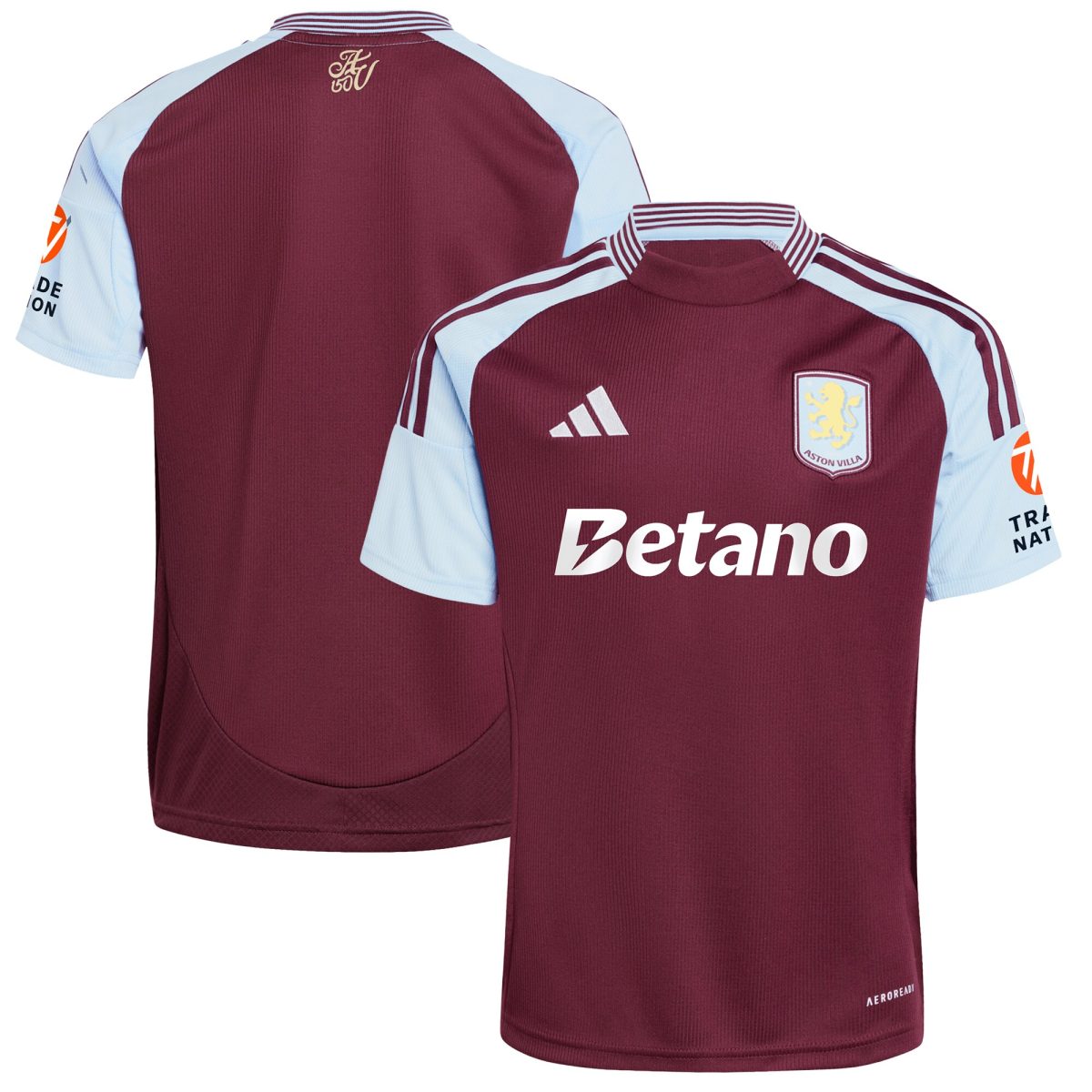 aston villa adidas home shirt 2024-25 with custom printing Collection - Official Aston Villa Kits