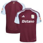 aston villa adidas home shirt 2024-25 with custom printing Collection - Official Aston Villa Kits