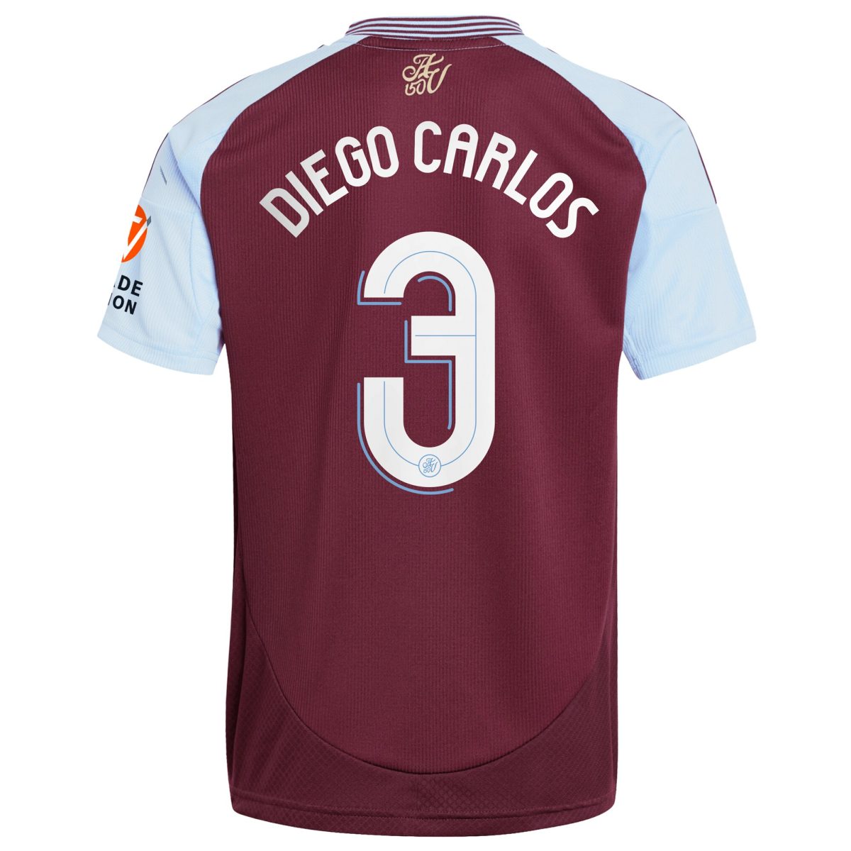 aston villa adidas home shirt 2024-25 with diego carlos 3 cup printing Collection - Official Aston Villa Kits