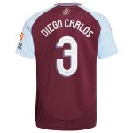 aston villa adidas home shirt 2024-25 with diego carlos 3 cup printing Collection - Official Aston Villa Kits