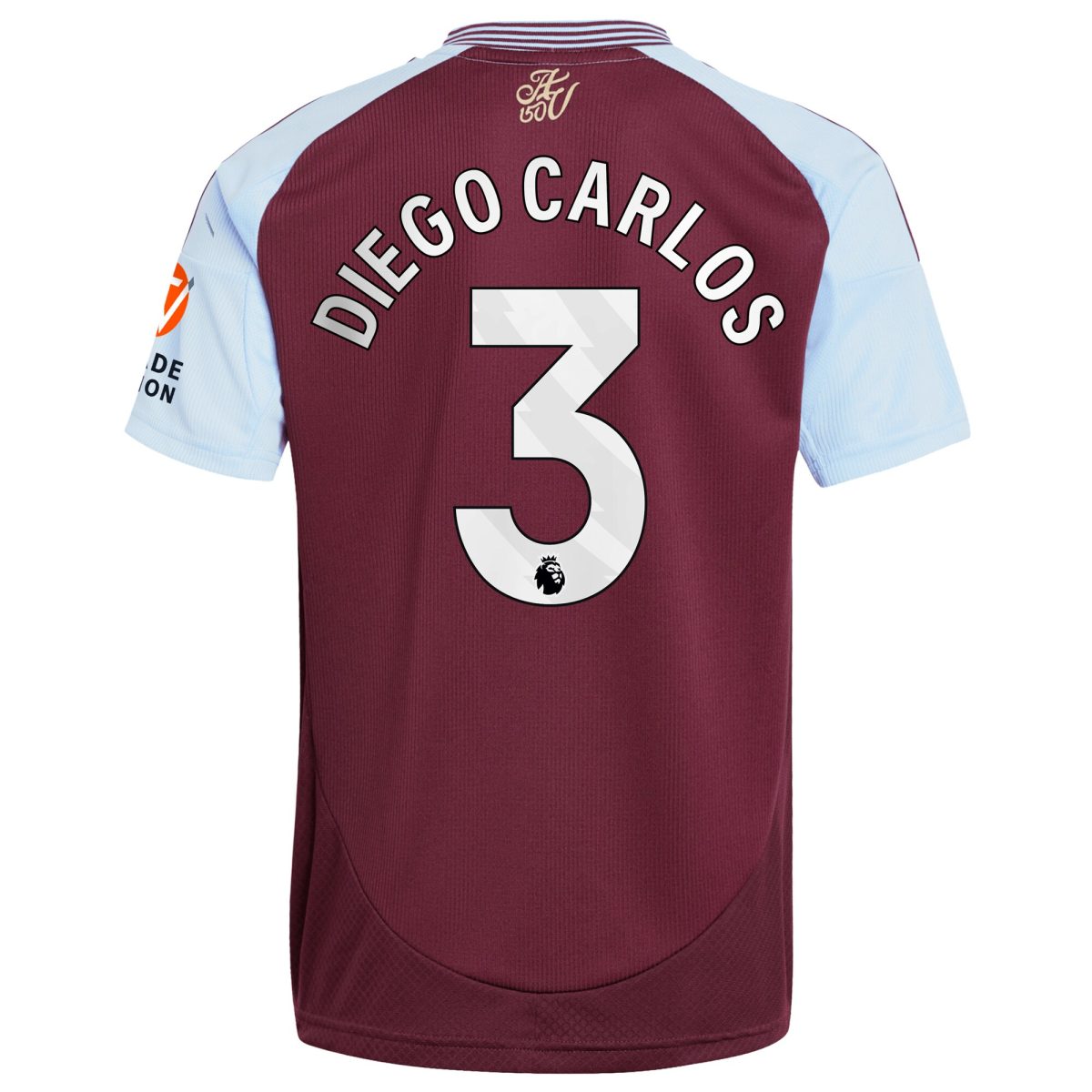 aston villa adidas home shirt 2024-25 with diego carlos 3 printing Collection - Official Aston Villa Kits