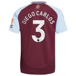 aston villa adidas home shirt 2024-25 with diego carlos 3 printing Collection - Official Aston Villa Kits