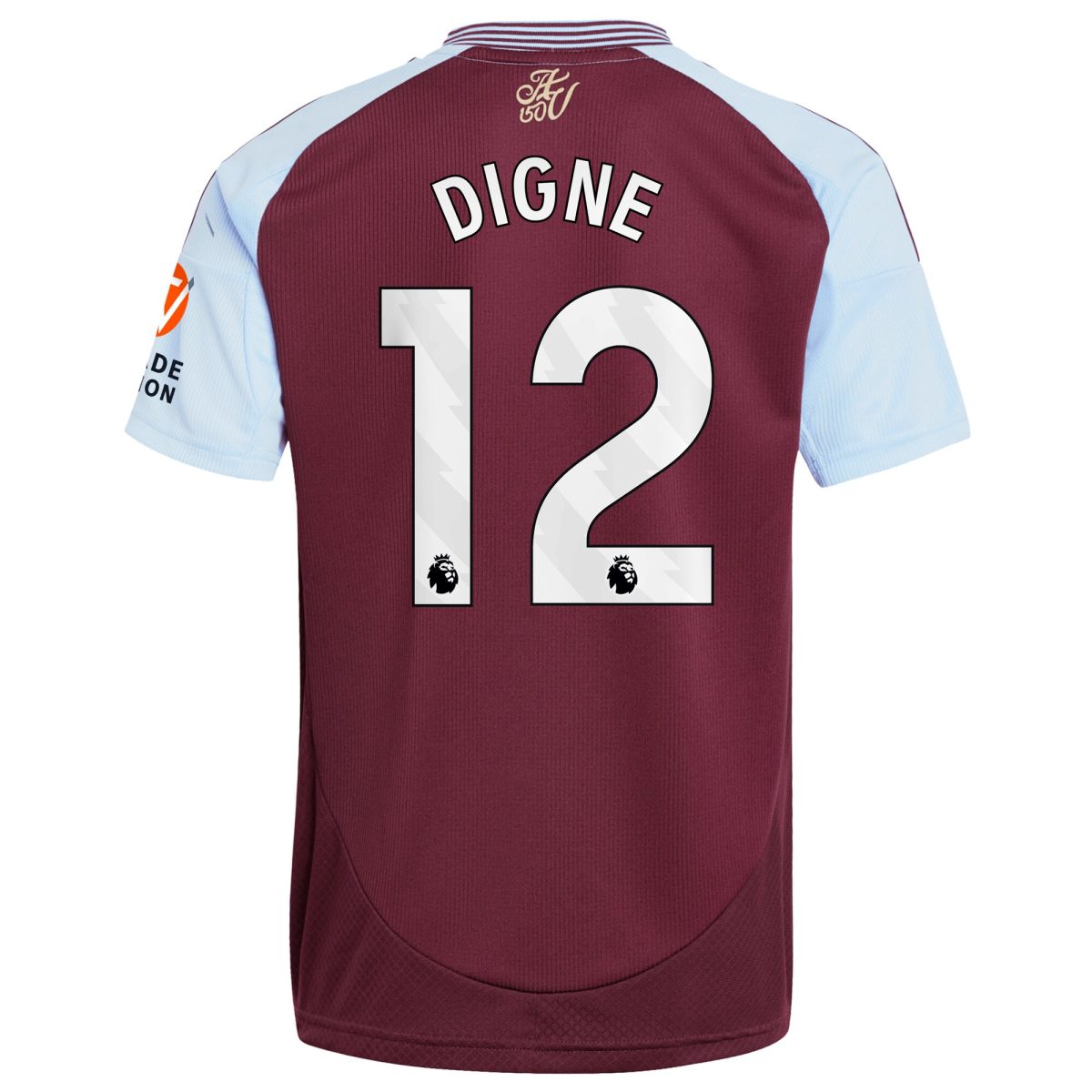 aston villa adidas home shirt 2024-25 with digne 12 printing Collection - Official Aston Villa Kits