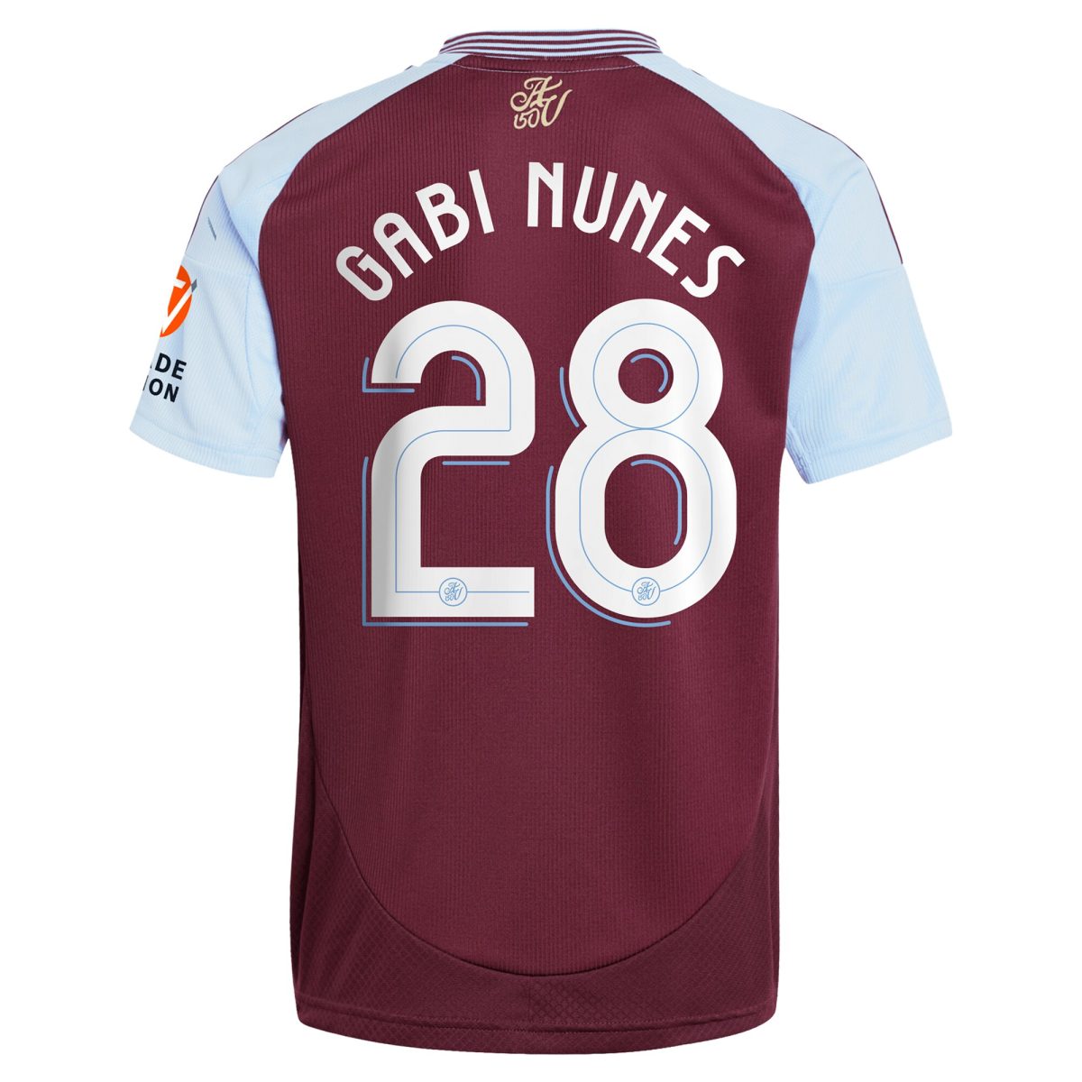 aston villa adidas home shirt 2024-25 with gabi nunes 28 cup printing Collection - Official Aston Villa Kits
