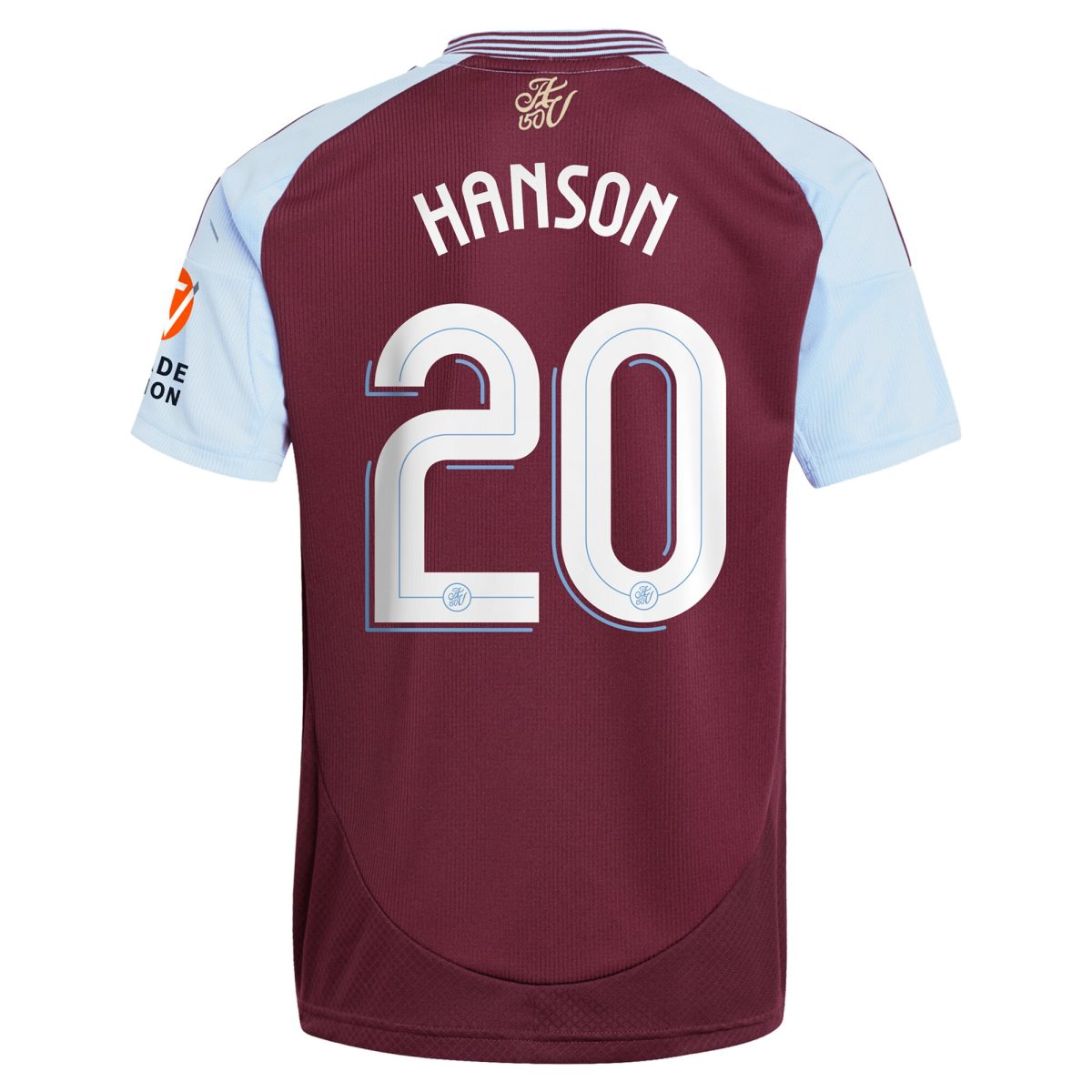 aston villa adidas home shirt 2024-25 with hanson 20 cup printing Collection - Official Aston Villa Kits