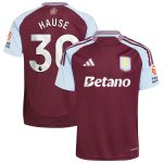 aston villa adidas home shirt 2024-25 with hause 30 printing Collection - Official Aston Villa Kits