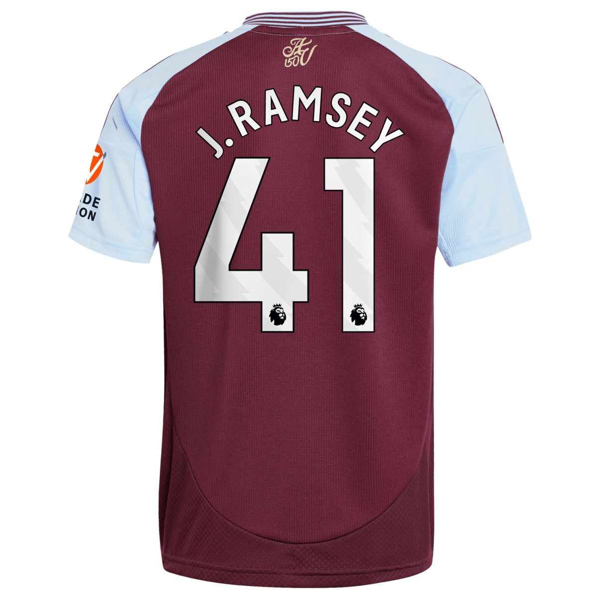 aston villa adidas home shirt 2024-25 with j. ramsey 41 printing Collection - Official Aston Villa Kits