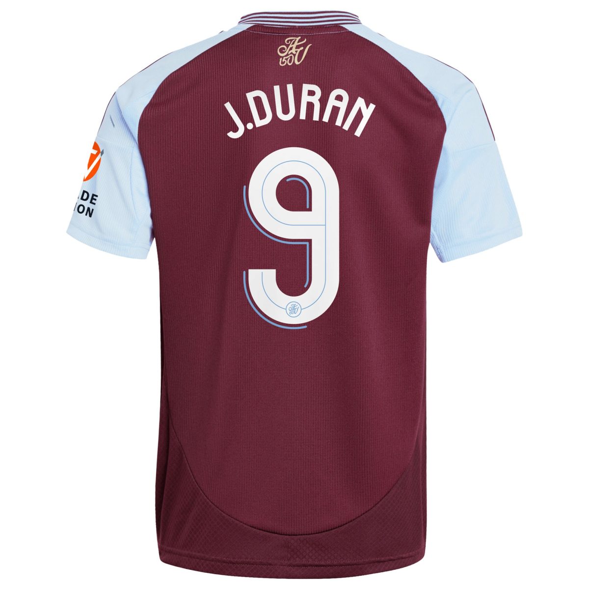 aston villa adidas home shirt 2024-25 with j.duran 9 cup printing Collection - Official Aston Villa Kits