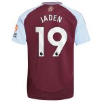 aston villa adidas home shirt 2024-25 with jaden 19 printing Collection - Official Aston Villa Kits