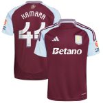 aston villa adidas home shirt 2024-25 with kamara 44 cup printing Collection - Official Aston Villa Kits