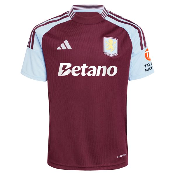 aston villa adidas home shirt 2024-25 with kearns 7 cup printing Collection - Official Aston Villa Kits