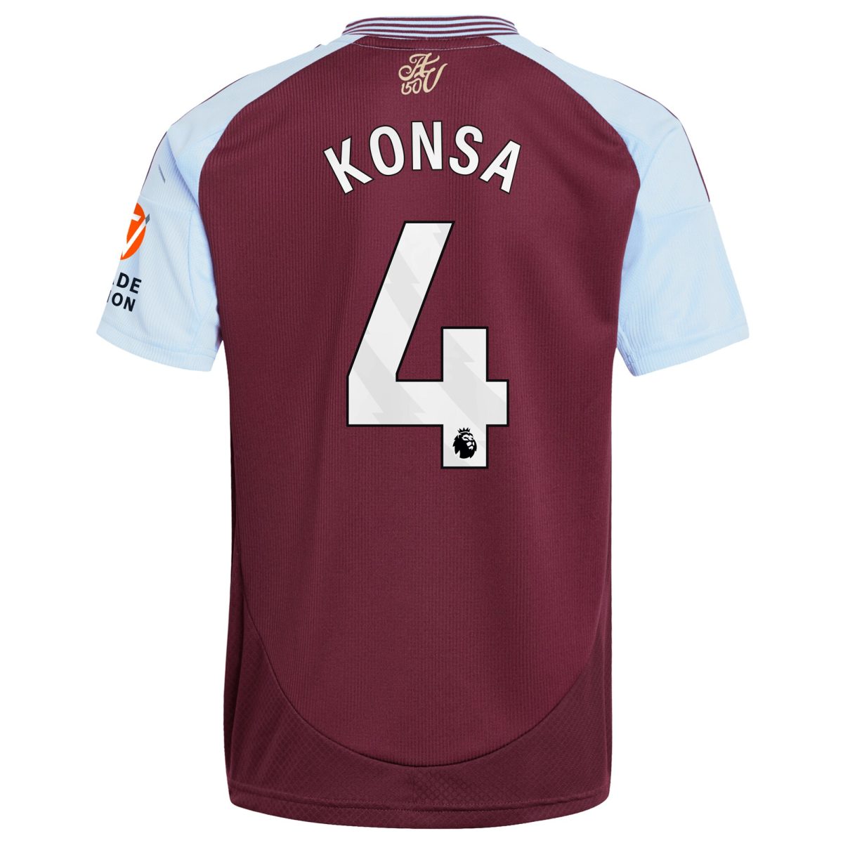 aston villa adidas home shirt 2024-25 with konsa 4 printing Collection - Official Aston Villa Kits