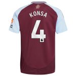 aston villa adidas home shirt 2024-25 with konsa 4 printing Collection - Official Aston Villa Kits