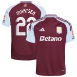 aston villa adidas home shirt 2024-25 with maatsen 22 cup printing Collection - Official Aston Villa Kits